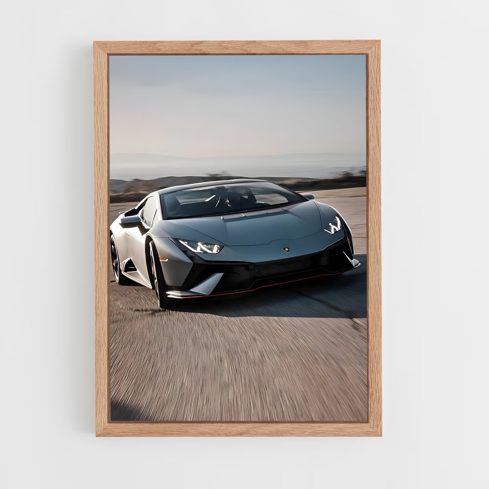 Poster Huracan de tecnica – affiche Lamborghini (vue 4)